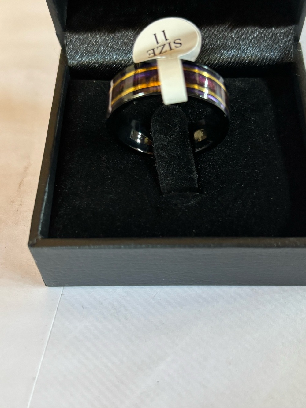 King Will Tungsten Purple Ring, Gold Rings